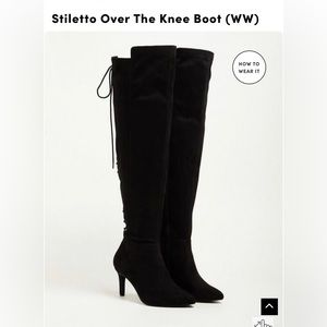 Stiletto over knee boots